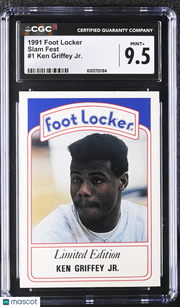 1991 Foot Locker Ken Griffey Jr Slam Fest #1 CGC 9.5 Seattle Mariners