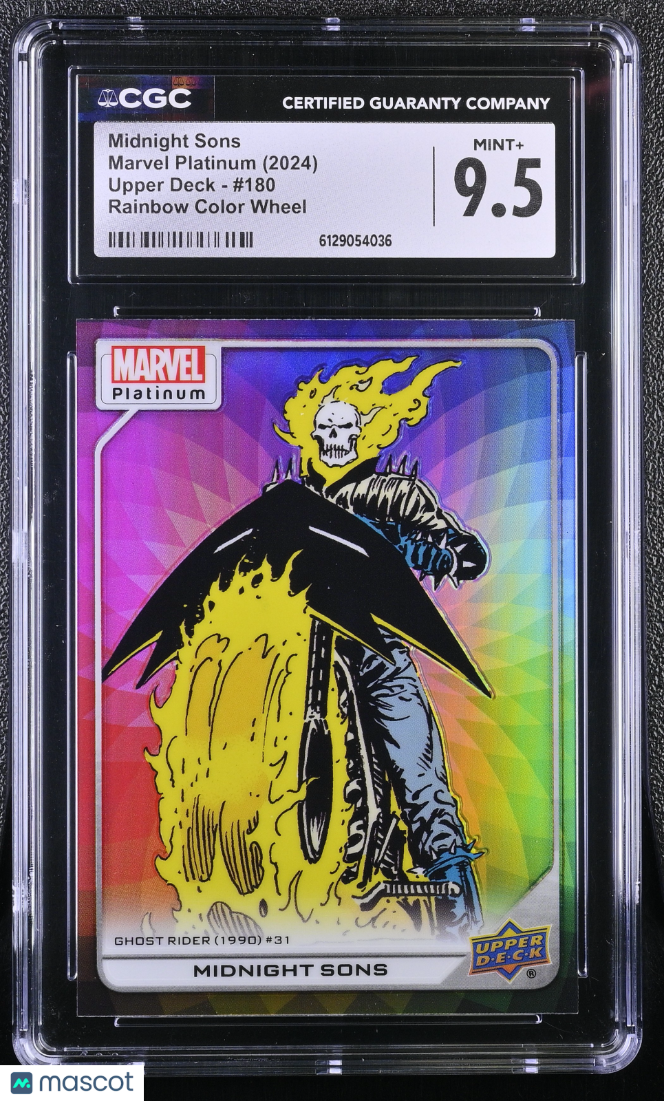 2024 Marvel Platinum Midnight Sons #180 Rainbow Color Wheel CGC 9.5