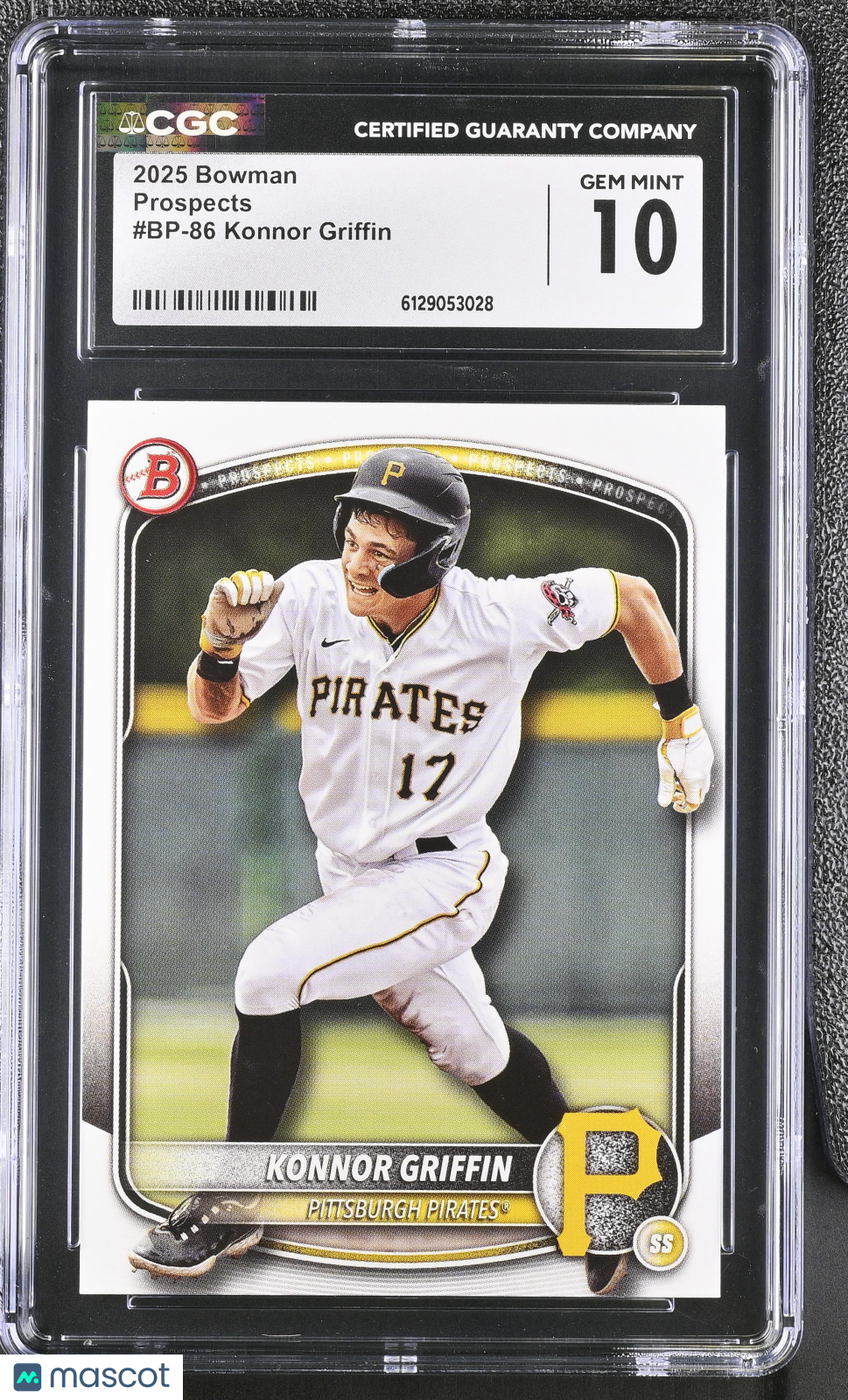 2025 Bowman Konnor Griffin Prospects #BP-86 CGC 10