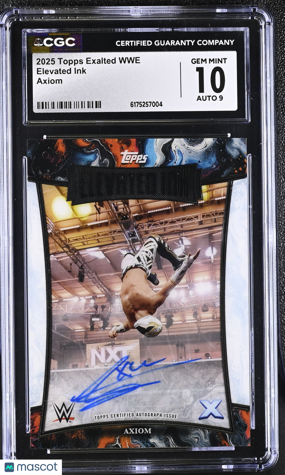 2025 Topps Exalted WWE Axiom Elevated Ink Auto Autograph CGC 10