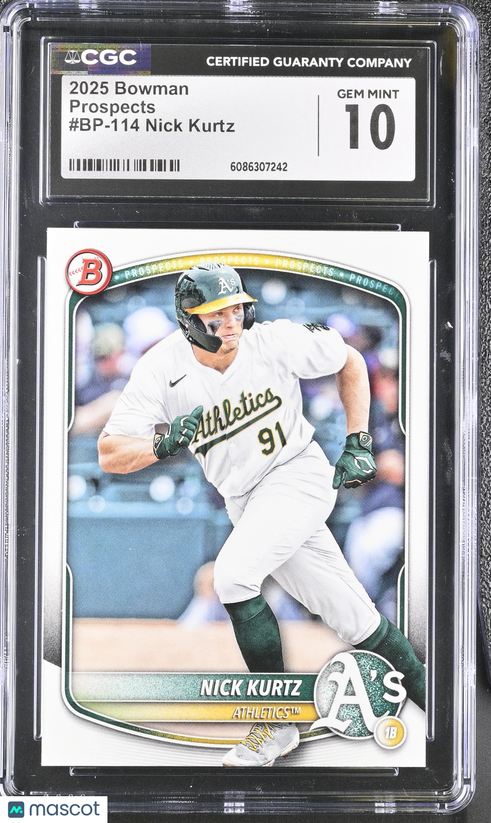 2025 Bowman Nick Kurtz Prospects #BP-114 CGC 10