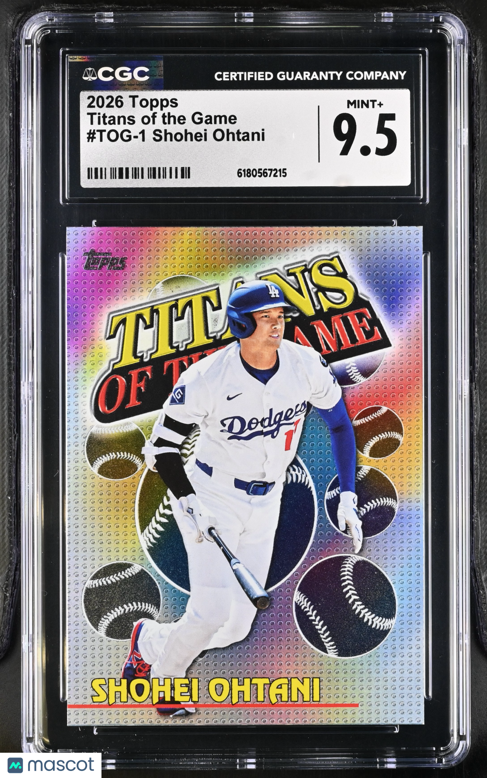 2026 Topps Shohei Ohtani Titans of the Game #TOG-1 CGC 9.5 Los Angeles Dodgers