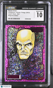 2023 Upper Deck Allegiance Infinity Master Order /199 Magenta Glitter CGC 10
