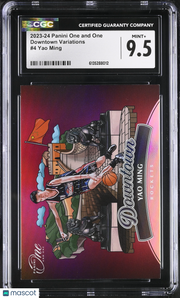 2023-24 Panini One And One Yao Ming Downtown Variations #4 CGC 9.5 Rockets
