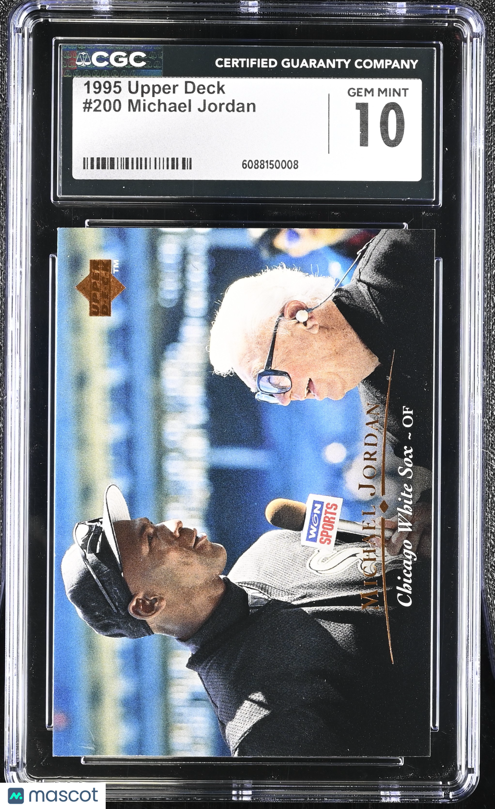 1995 Upper Deck Michael Jordan #200 CGC 10 Chicago White Sox