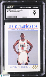 1992 Impel Olympicards Michael Jordan #12 CGC 9