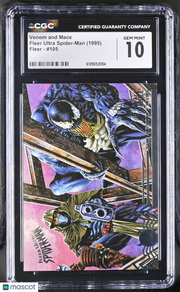 1995 Fleer Ultra Spider-Man Venom and Mace #105 CGC 10