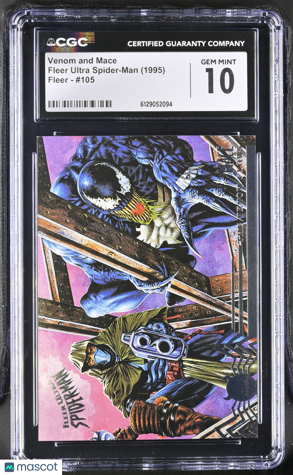 1995 Fleer Ultra Spider-Man Venom and Mace #105 CGC 10