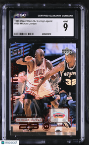 1998 Upper Deck MJ Living Legend Michael Jordan #158 CGC 9 Chicago Bulls