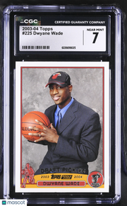 2003-04 Topps Dwyane Wade Rookie #225 CGC 7 Miami Heat