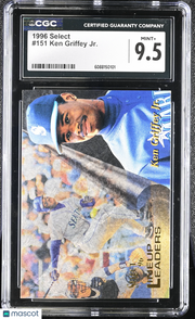 1996 Select Ken Griffey Jr. #151 CGC 9.5 Seattle Mariners