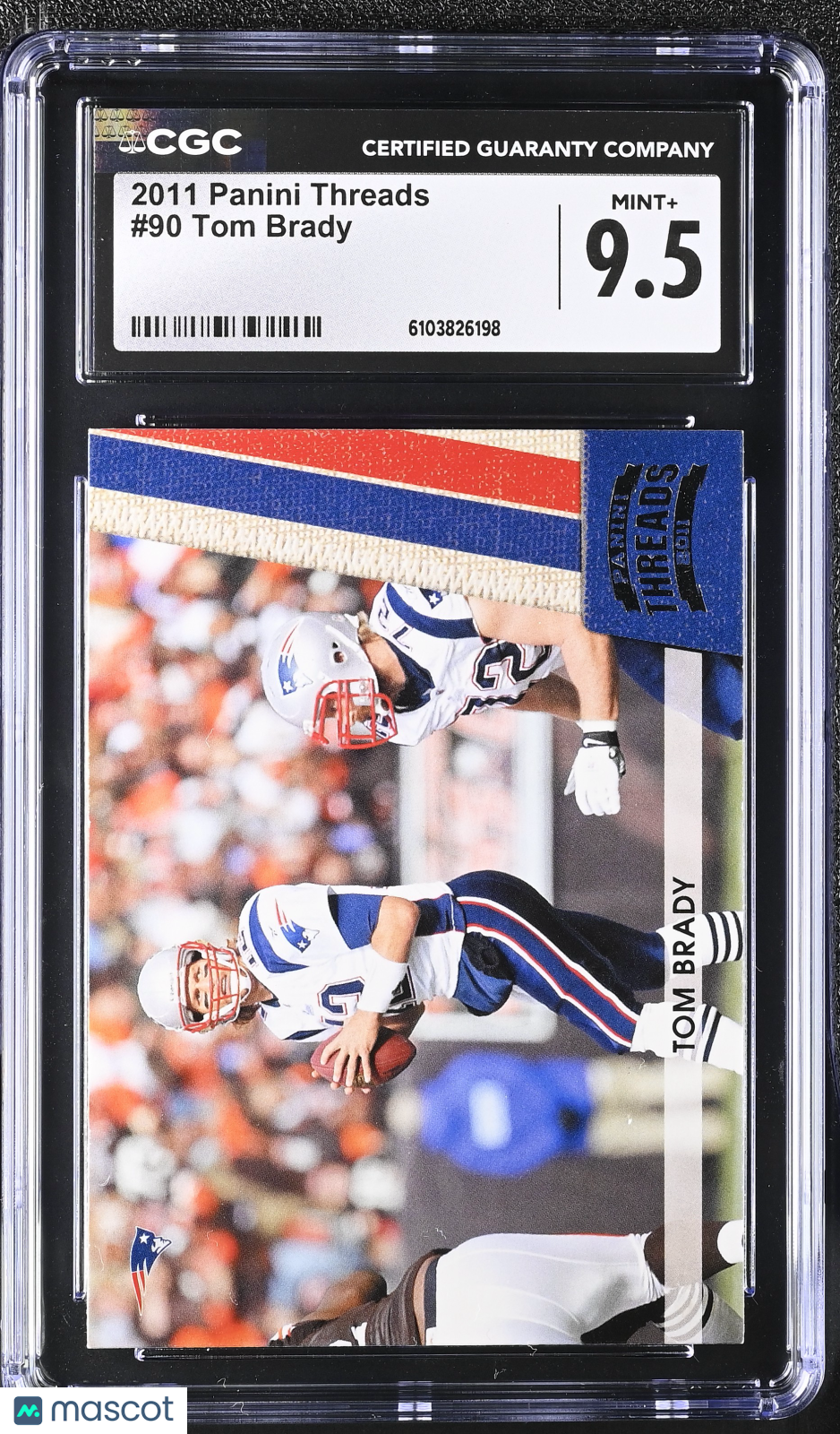 2011 Panini Threads Tom Brady #90 CGC 9.5 New England Patriots
