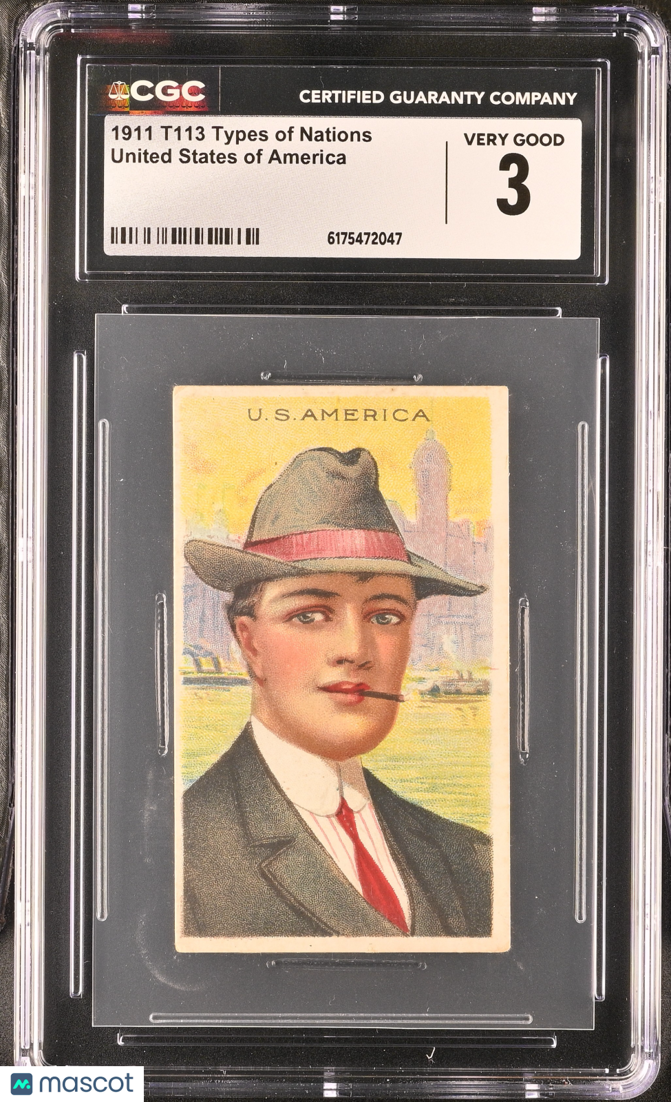 1911 Other Non-Sports Types Of Nations United States of America CGC 3