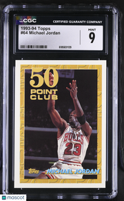 1993-94 Topps Michael Jordan #64 CGC 9 Chicago Bulls