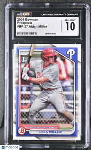 2024 Bowman Aidan Miller Prospects #BP-27 CGC 10