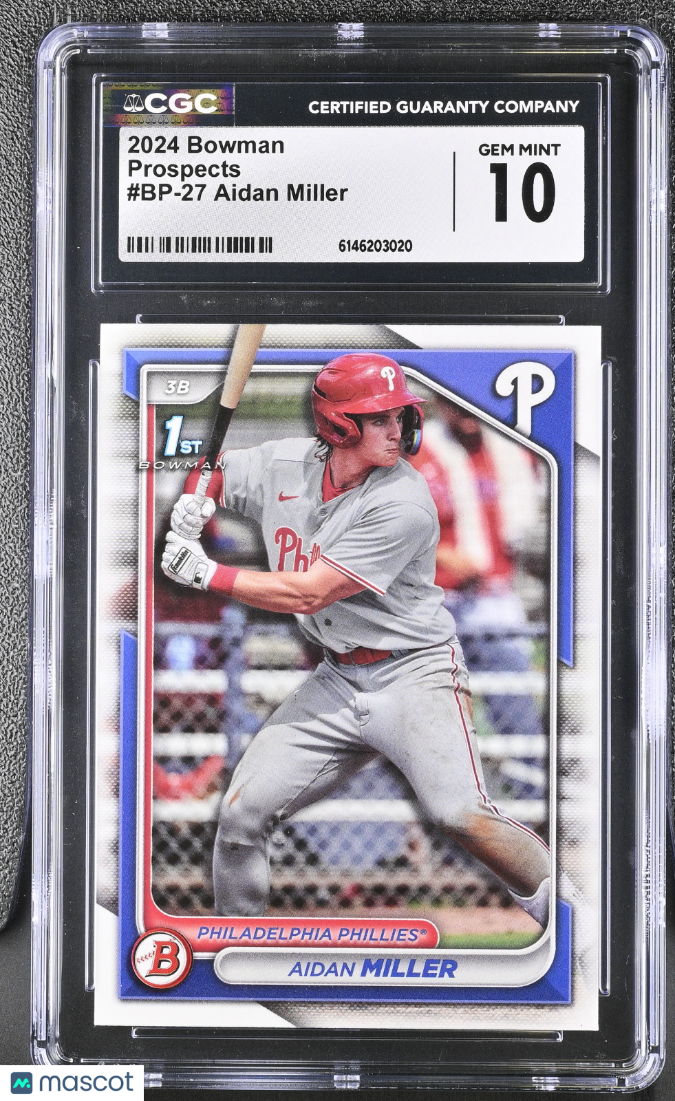 2024 Bowman Aidan Miller Prospects #BP-27 CGC 10