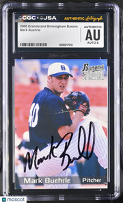 2000 Grandstand Birmingham Barons Mark Buehrle CGC Authentic JSA