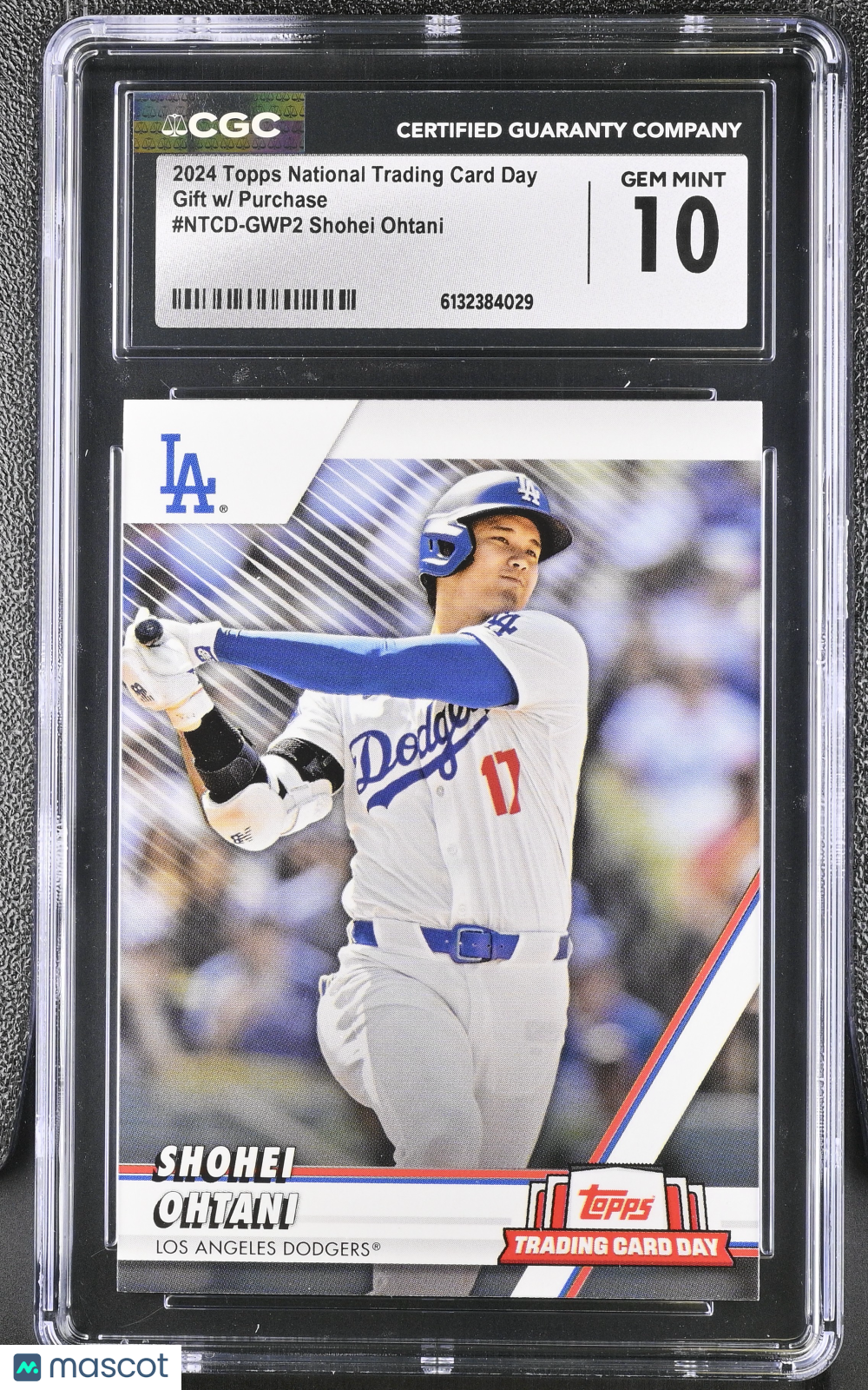 2024 Topps National Trading Card Day Shohei Ohtani #NTCD-GWP2 CGC 10 Dodgers
