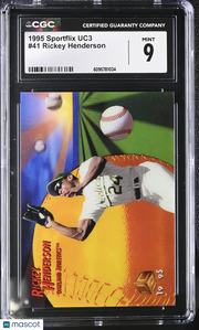 1995 Sportflix Uc3 Rickey Henderson #41 CGC 9