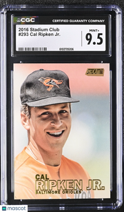 2016 Stadium Club Cal Ripken Jr. #293 CGC 9.5