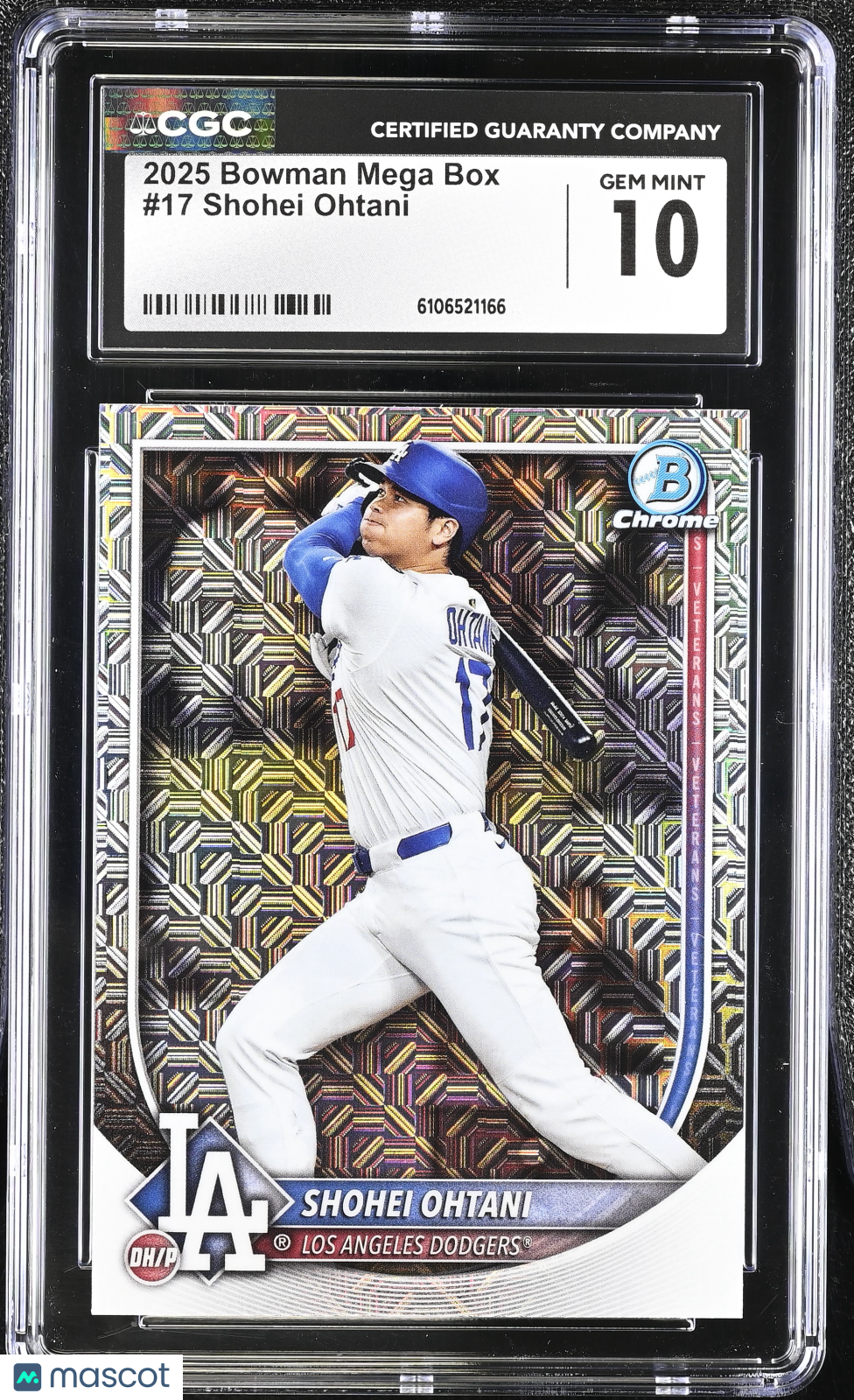 2025 Bowman Mega Box Shohei Ohtani #17 CGC 10 Los Angeles Dodgers