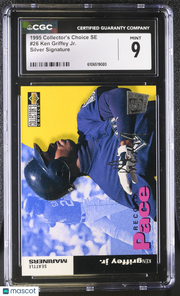 1995 Collector's Choice Se Ken Griffey Jr. Silver Signature #26 CGC 9 Mariners