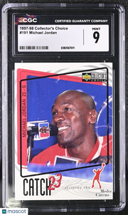 1997-98 Collector's Choice Michael Jordan #191 CGC 9 Chicago Bulls