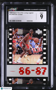 1998 Upper Deck MJ Living Legend Michael Jordan #12 CGC 9 Chicago Bulls