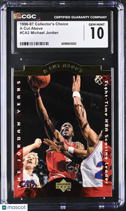 1996-97 Collector's Choice Michael Jordan A Cut Above #CA2 CGC 10 Chicago Bulls