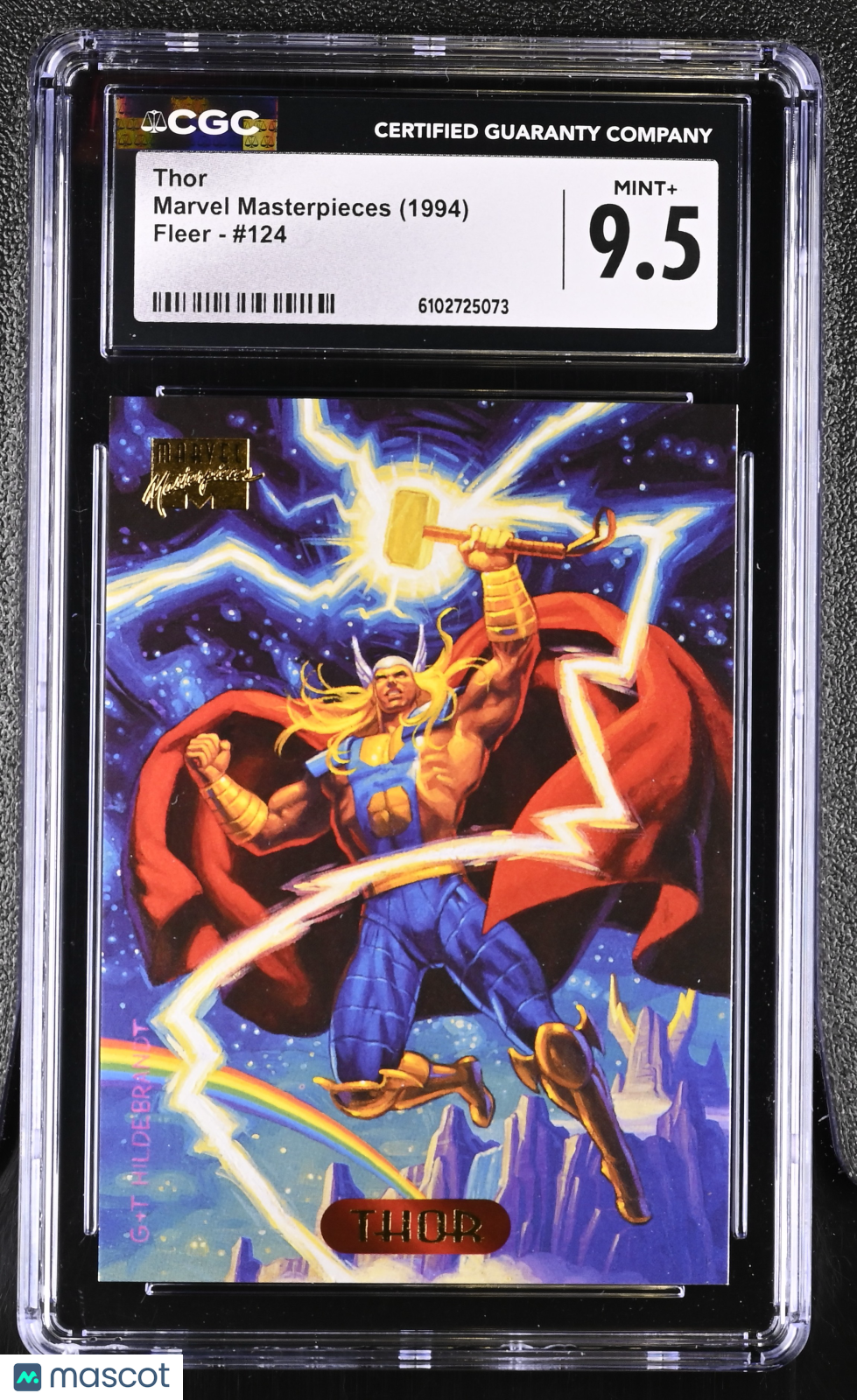 1994 Fleer Marvel Masterpieces Thor #124 CGC 9.5