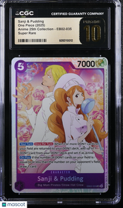 2025 One Piece Anime 25th Collection Sanji & Pudding CGC 10 #EB02-035 Pristine