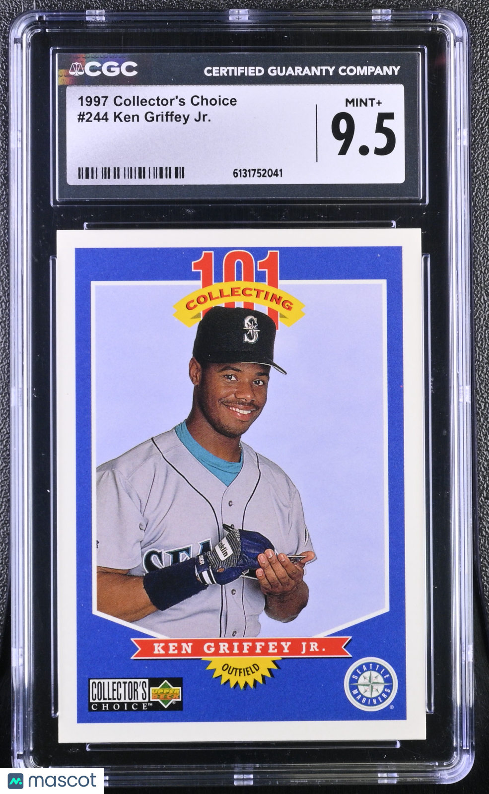 1997 Collector's Choice Ken Griffey Jr. #244 CGC 9.5 Seattle Mariners