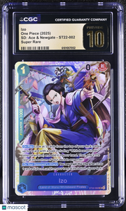 2025 One Piece SD: Ace & Newgate Izo CGC 10 #ST22-002 Pristine
