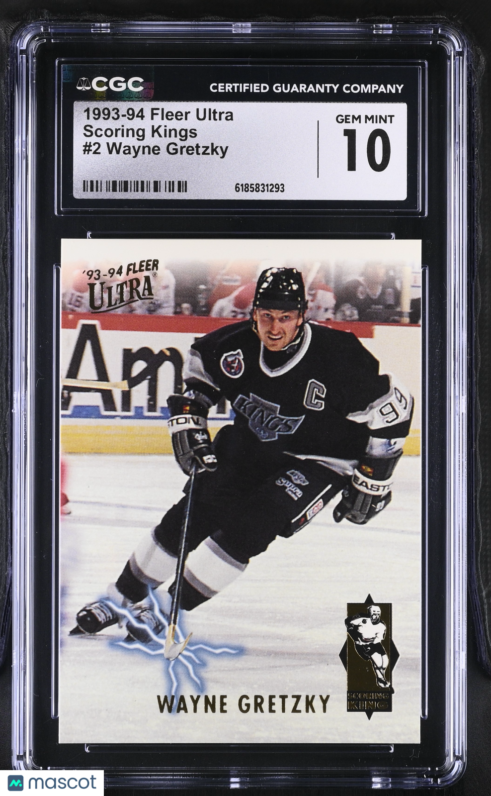 1993-94 Fleer Ultra Wayne Gretzky Scoring Kings #2 CGC 10 Los Angeles Kings