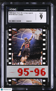 1998 Upper Deck MJ Living Legend Michael Jordan #100 CGC 9 Chicago Bulls