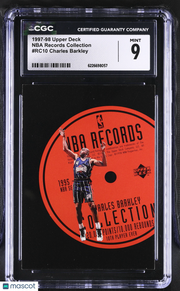 1997-98 Upper Deck Charles Barkley NBA Records Collection #RC10 CGC 9 Rockets