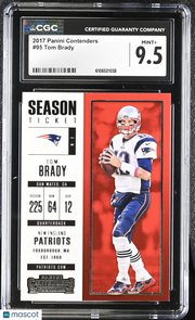 2017 Panini Contenders Tom Brady #95 CGC 9.5 New England Patriots