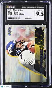 1998 Fleer Ultra John Elway Rush Hour #2RH CGC 9.5 Denver Broncos