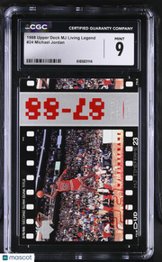 1998 Upper Deck MJ Living Legend Michael Jordan #24 CGC 9 Chicago Bulls