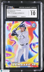 2025 Bowman Chrome George Lombard Jr. Melt Mashers #MM-20 CGC 10 Yankees