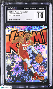 2024-25 Panini Revolution Trae Young Kaboom - Vertical #11 CGC 10 Atlanta Hawks