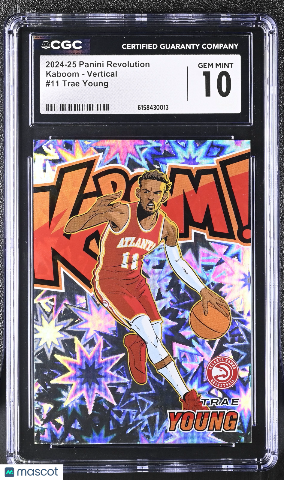 2024-25 Panini Revolution Trae Young Kaboom - Vertical #11 CGC 10 Atlanta Hawks
