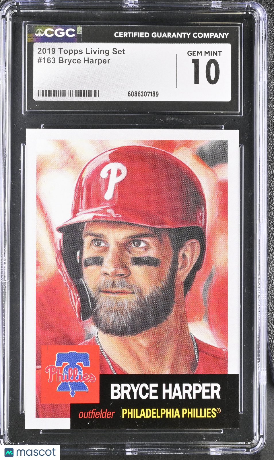 2019 Topps Living Set Bryce Harper #163 CGC 10 Philadelphia Phillies
