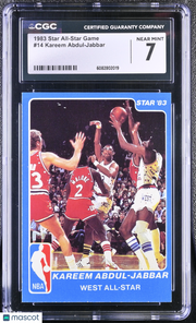 1983 Star All- Game Kareem Abdul-Jabbar #14 CGC 7 Los Angeles Lakers