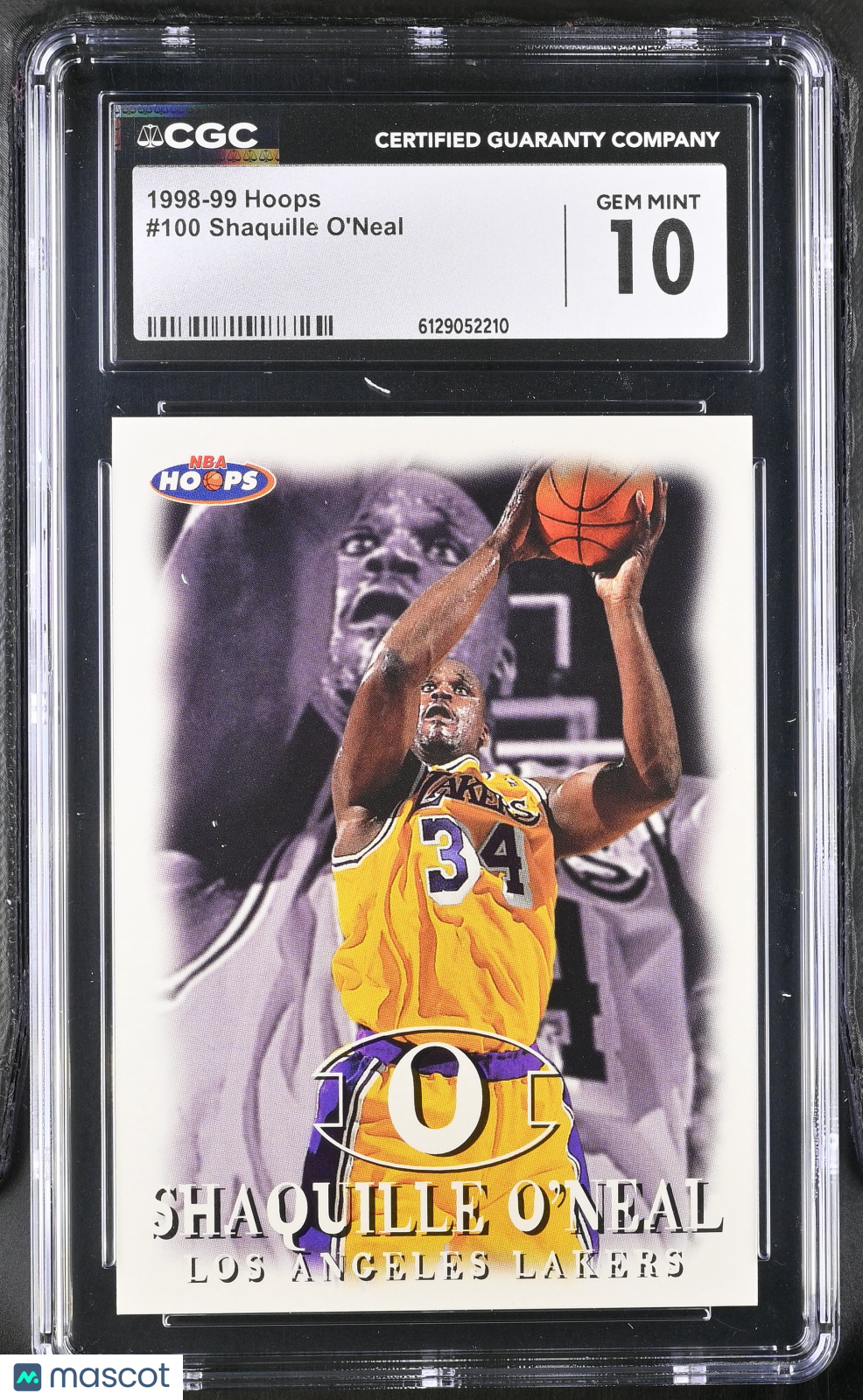 1998-99 Hoops Shaquille O'Neal #100 CGC 10 Los Angeles Lakers
