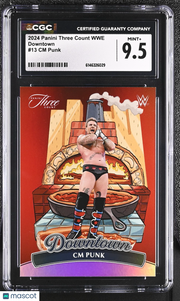 2024 Panini Three Count WWE CM Punk Downtown #13 CGC 9.5