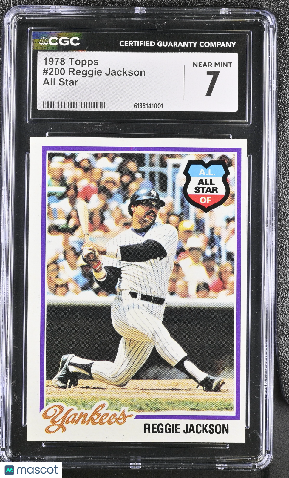 1978 Topps Reggie Jackson All Star #200 CGC 7 New York Yankees