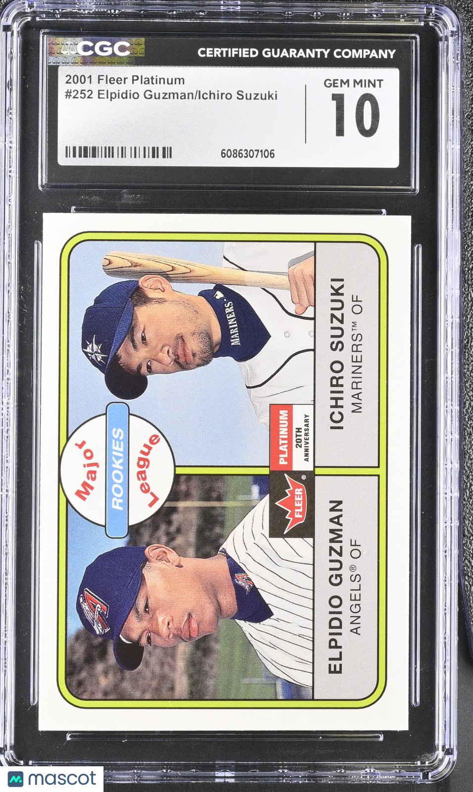 2001 Fleer Platinum Elpidio Guzman/Ichiro Suzuki #252 CGC 10