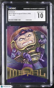 1995 Fleer Marvel Metal Inaugural Edition Modok #35 CGC 10