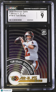 2020 Donruss Optic Tom Brady T-Minus 3...2...1 #TM-6 CGC 9 Tampa Bay Buccaneers